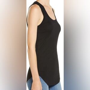 Treasure & Bond Round hem tank GRAY